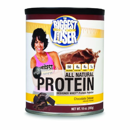 DESIGNER WHEY The Biggest Loser Protein Powder Supplement, Chocolate Deluxe, 10-Ounce Canister