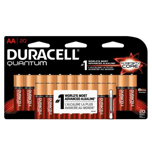 Duracell Quantum Alkaline AA Batteries, 20-Count
