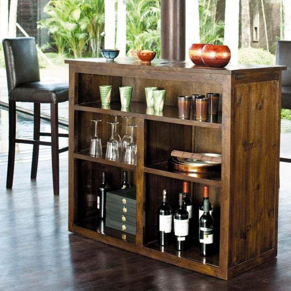 Decorating ideas for small home bar.