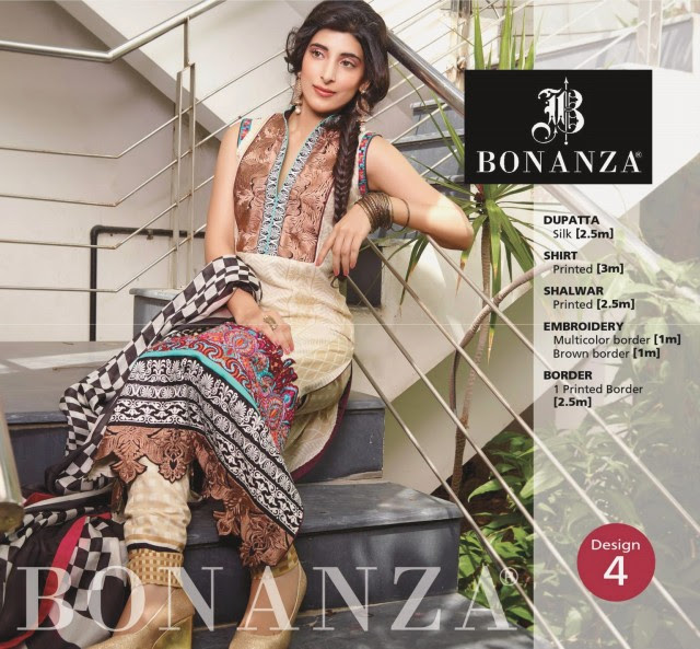 Womens-Girls-New-Stylish-Summer-Eid-Clothes-Suits-Collection-2014-by-Bonanaza-4 Womens-Girls-New-Stylish-Summer-Eid-Clothes-Suits--Collection-2013-by-Bonanaza-4