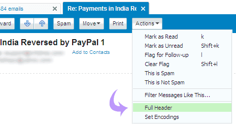 View Email Headers In Yahoo Mail Classic New Beta