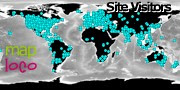 Locations of Site Visitors
