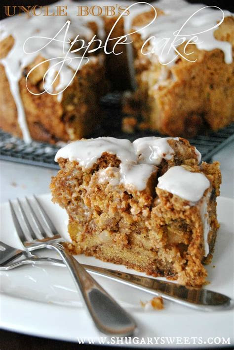 apple cake  honey glaze shugary sweets