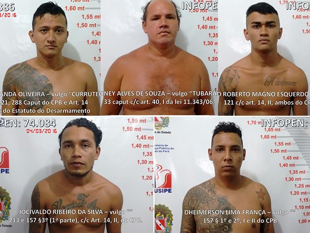 Detentos já são considerados foragidos da justiça (Foto: Divulgação/ Polícia Civil)