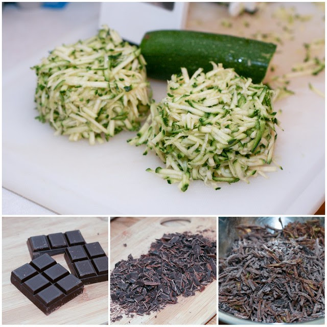 Zucchini Chocolate collage