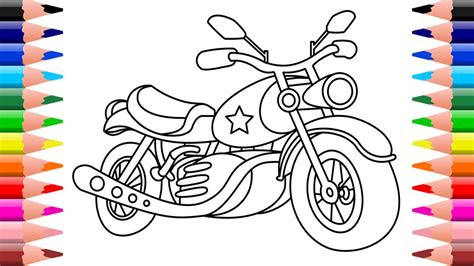 motorbike coloring pages motorcycle coloring pages motor coloring