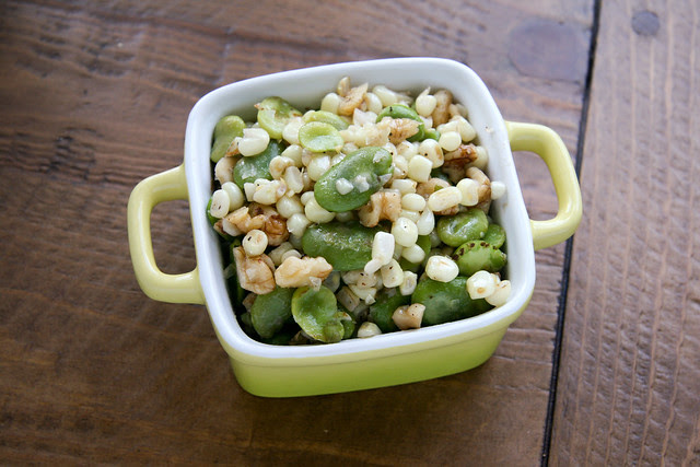 Fava Beans and Corn