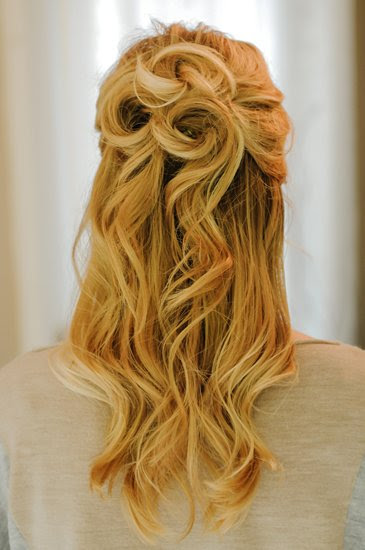 Half Up Half Down Prom Hairstyle