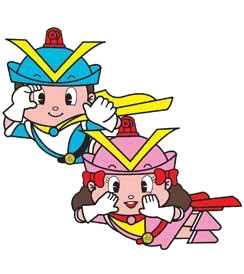 シンボルマスコット フーくん ケイちゃん 大阪府警本部