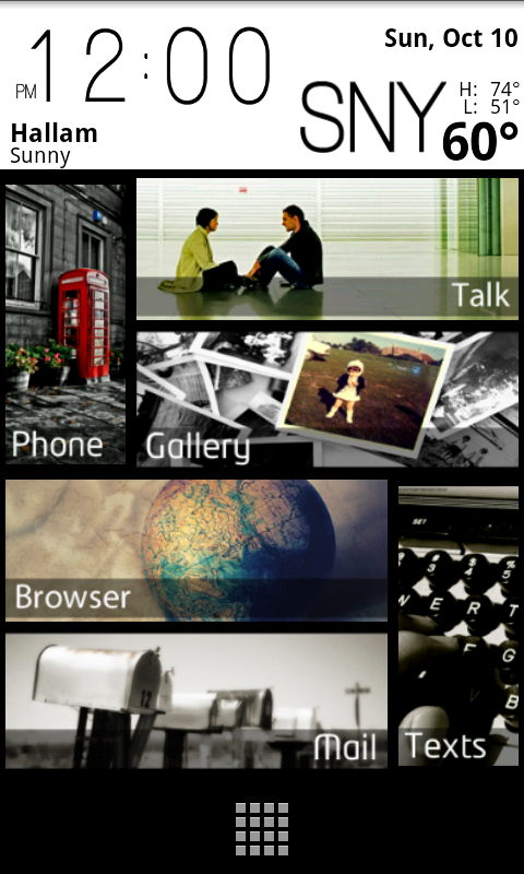 Launcher or Launcher Pro Plus; Desktop Visualizer; Beautiful Widgets 