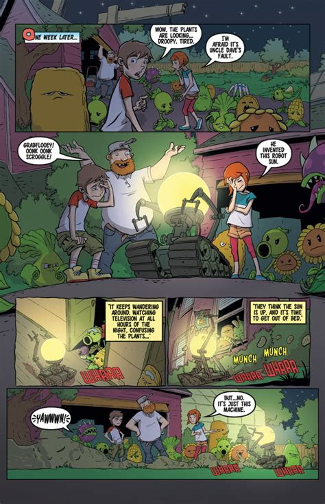 Zombies comic book by dark horse comics! Plants vs. Zombies #4: Grown Sweet Home :: Profile :: Dark