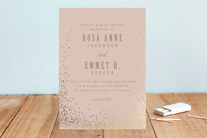 Minted Wedding Invitations - Whitney Nic James