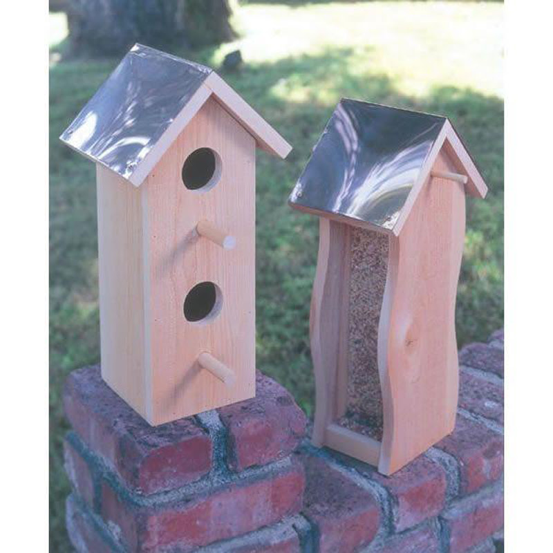 Bird House Plans - Bird Feeder Plan - 9 Free Woodworking Plans