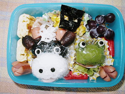 Mura Muramaman ２００４年６月 ８月のキャラ弁