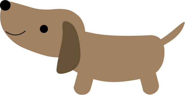 ダックスフンド コーギーのイラスト 無料イラストフリー素材