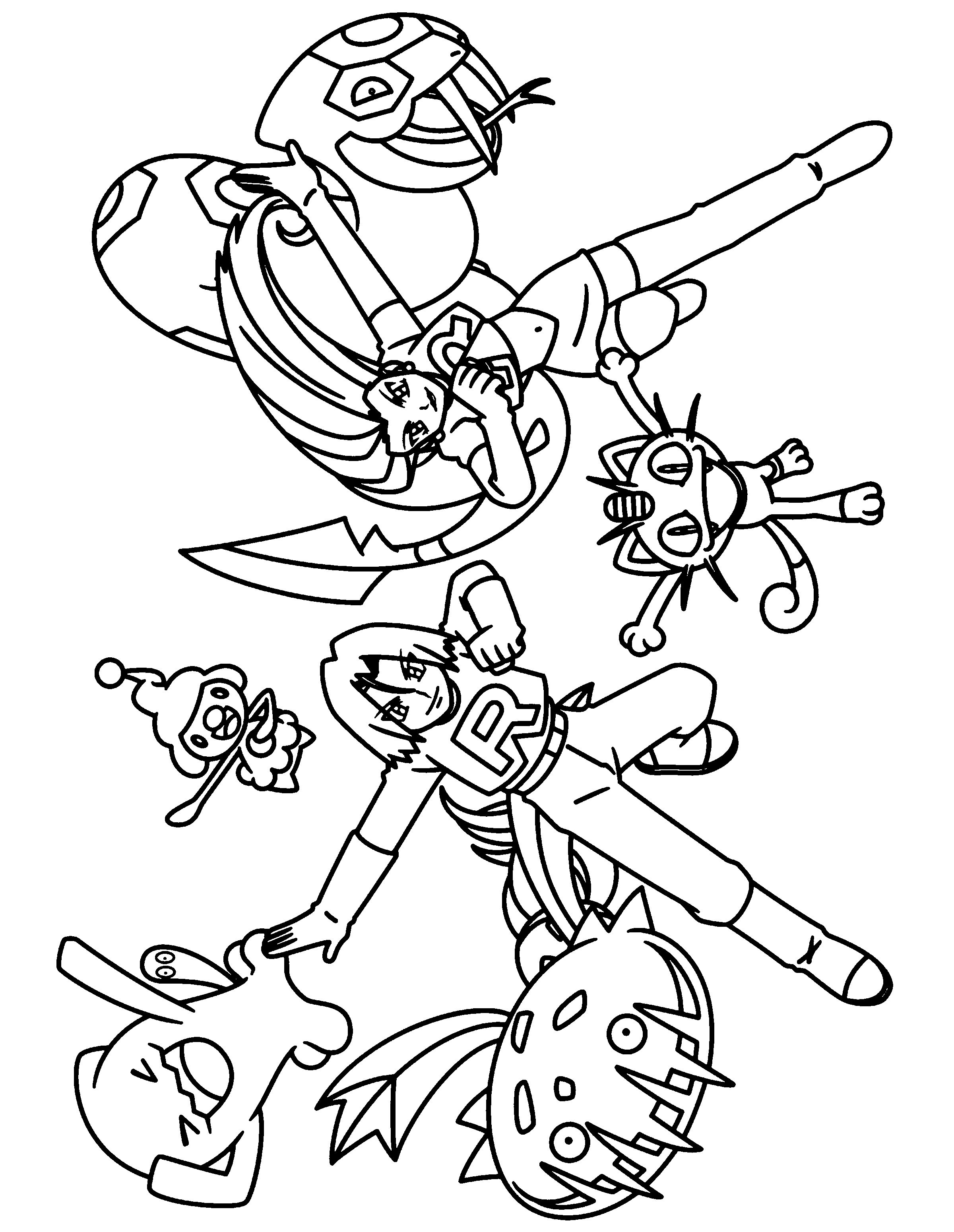 pokemon ausmalbilder team rocket - Clip Art Library