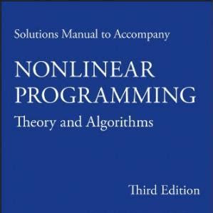 Download PDF Online nonlinear programming solution manual Nook PDF