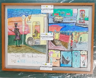 浅井健一 原画 水彩画2点 額装済 入荷 ロックな古本屋ブログ