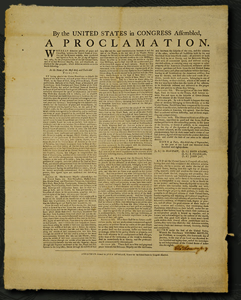 Treaty Of Paris. the Treaty Of Paris, 1783.