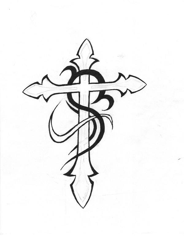 cross tattoos for men
