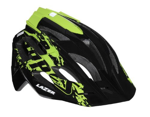 2011 Lazer Oasiz Lopes Edition Helmet: Black/Green  L/XL Fits 58 - 61cm.