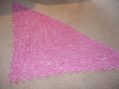 Swallowtail Shawl, part 2