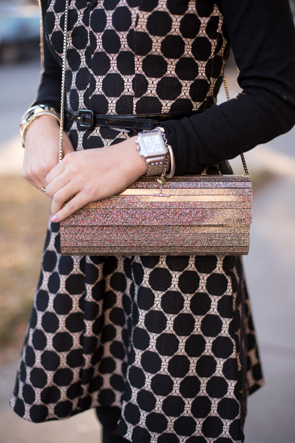 Jimmy Choo Glitter Clutch