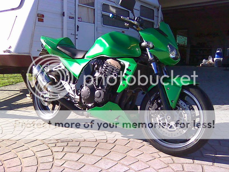 kawasaki z750 green picture