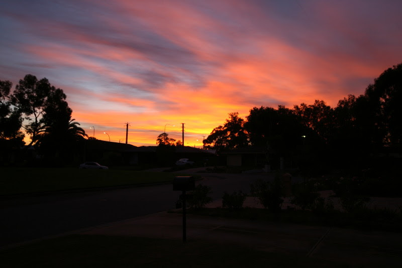 Morning sky in the Circuit