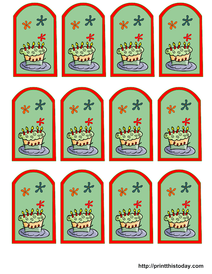 Printable Favor Tags