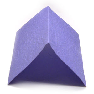 How to apply a mountain-fold in origami: page 1