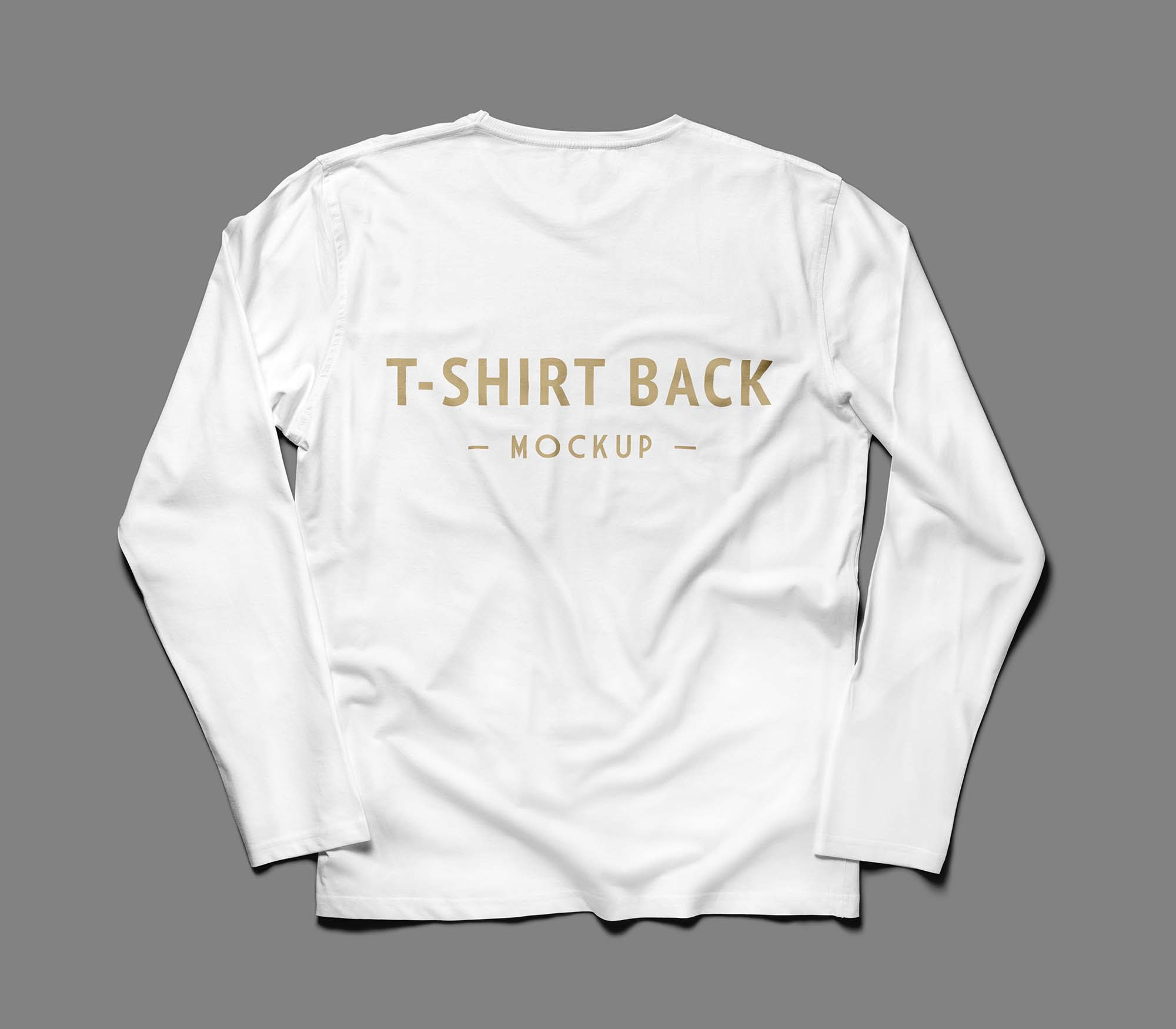 Free Long Sleeve T Shirt Mockup Psd