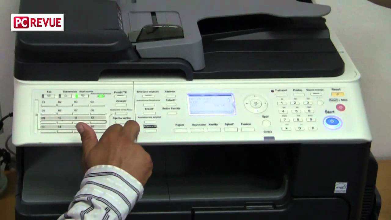 KonicaMinolta bizhub 215 - YouTube