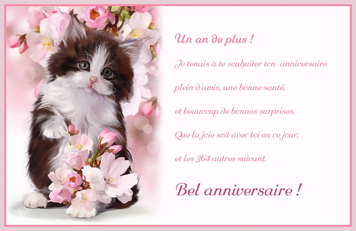 Cartes virtuelles anniversaire gratuit - Joliecarte