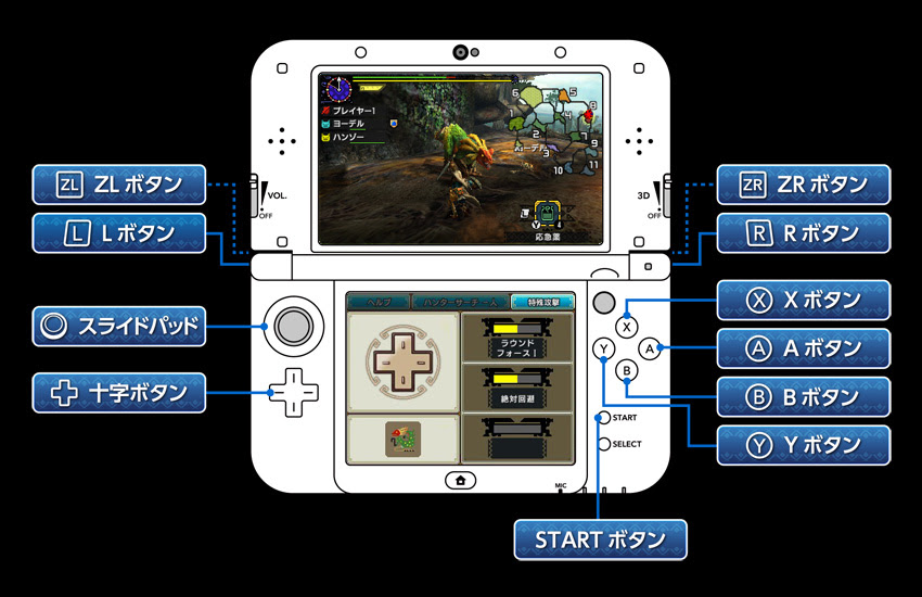 Capcom モンスターハンタークロス 公式webマニュアル