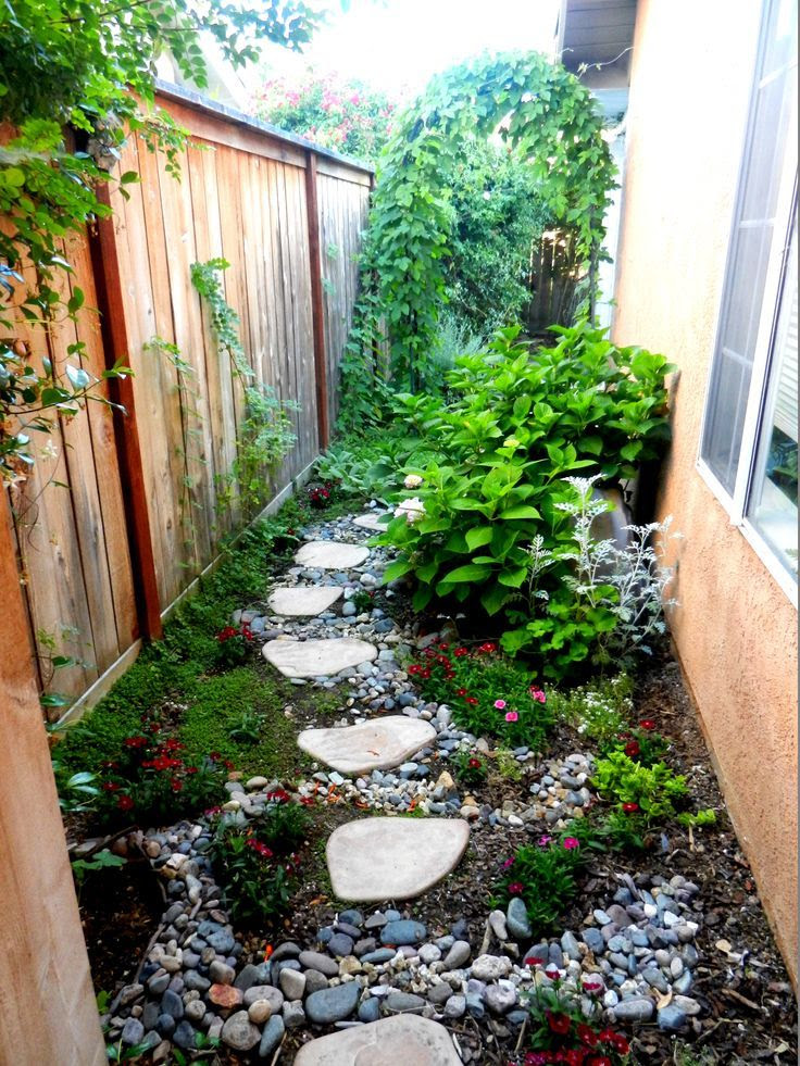 Yard Design Narrow Side Yard Design Ideas