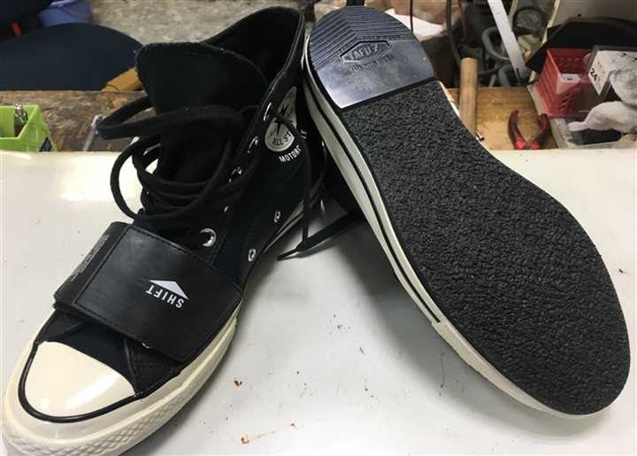 コンバース Converse の修理例 靴修理なかじま