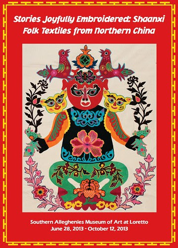 Stories Joyfully Embroidered Shaanxi Folk Textiles from Northern China