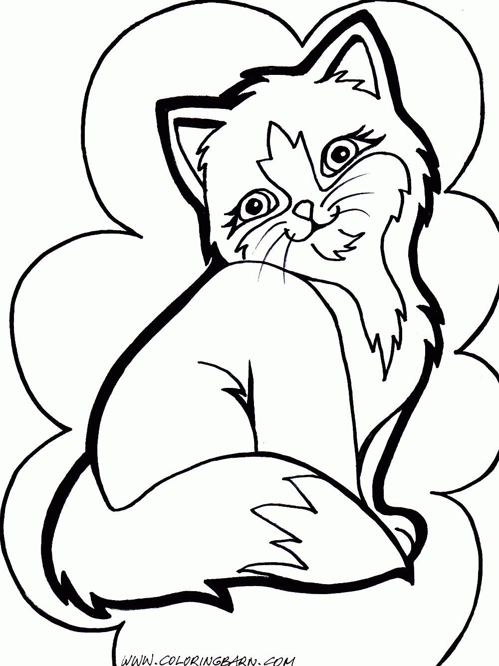Download Cute cat coloring pages to download and print for free