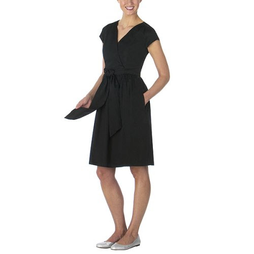Isaac Mizrahi for Target® Wrap Dress - Ebony