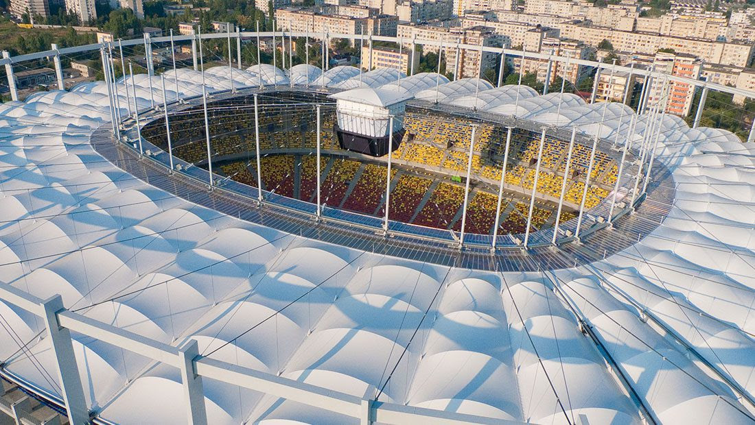 National Arena Bukarest Retractable Roofs For Large Stadiums Eccon