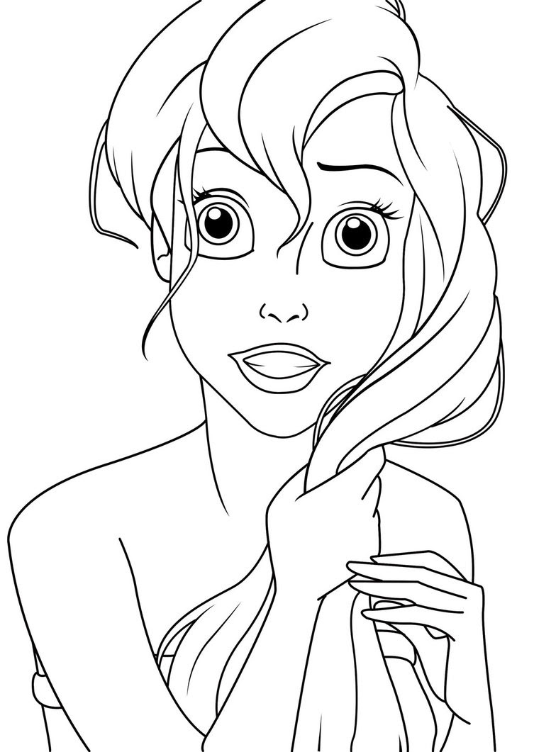 Ariel Face Drawing at GetDrawings | Free download
