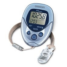 Omron Hj-112 Digital Pocket Pedometer with Safety Leash for Pedometer (1) Unit. Helps Save Pedometers From Loss While Running or Walking or Doing Exercise