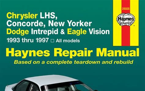 Read chrysler lhs service manual Open Library PDF