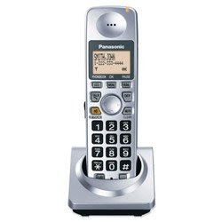 Panasonic KX-TGA101S Extra Handset with Charger for KX-TG1032S, KX-TG1033S, KX-TG1034S Cordless Phones, Silver Panasonic KX-TGA101S Extra Handset with Charger for KX-TG1032S, KX-TG1033S, KX-TG1034S Cordless Phones, Silver