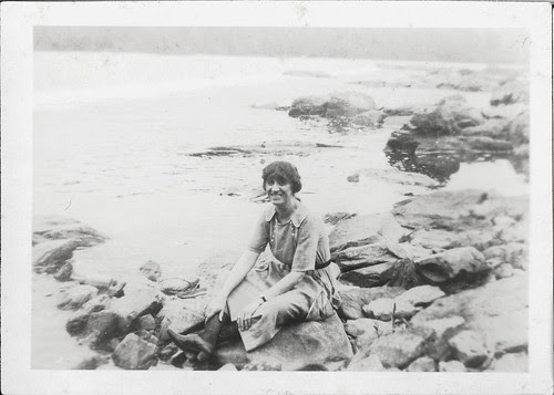 Girl at seashore