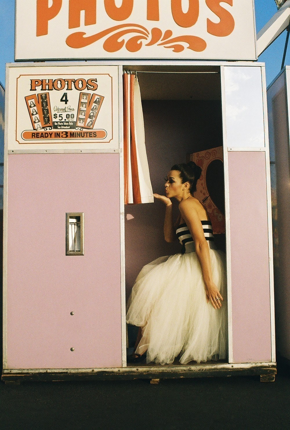 Striped Babydoll Party Dress