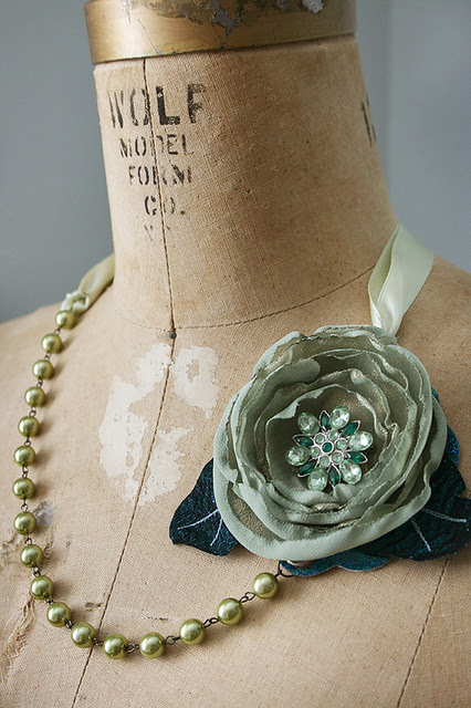 Pearls & Flower