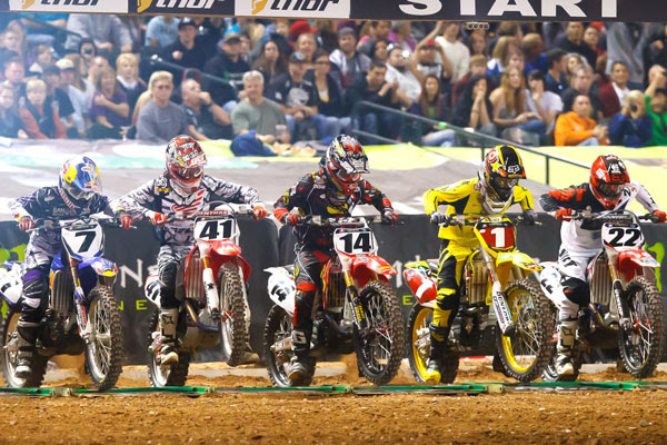 2011 Ama Supercross Bikes. départ supercross ama 2011