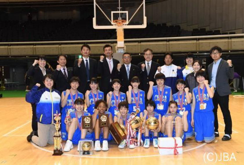 ジュニアオールスター18 女子千葉県優勝 一般社団法人千葉県バスケットボール協会